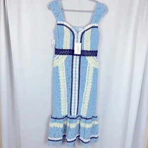 NWT Anthropologie Foxiedox Sweetheart Neckline Lace Dress XS